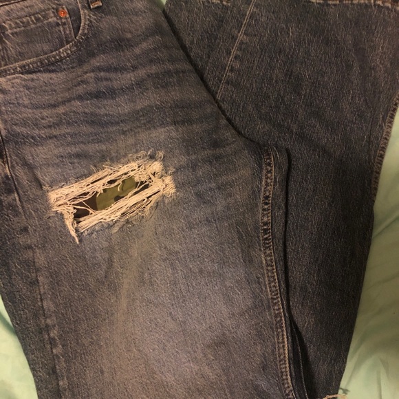 Levis levi Mens ripped 569 jeans 36×36 rare size - Picture 7 of 7